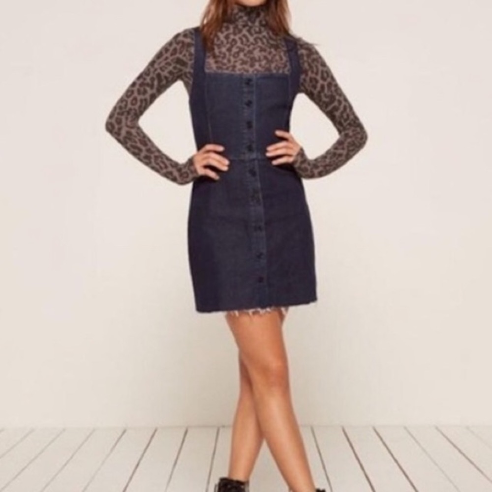 Reformation short jumper dress